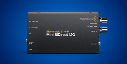 Blackmagic 2110 IP Mini BiDirect 12G