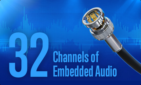 Embedded Audio for Audio and Video
