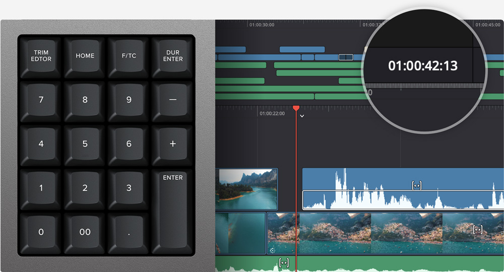 Direct Timecode Entry Keypad