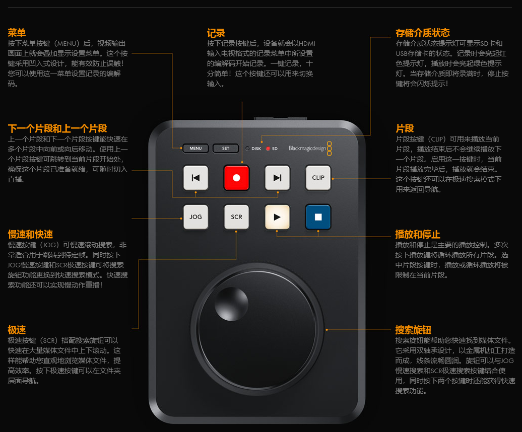 Traditional Broadcast Deck Controls